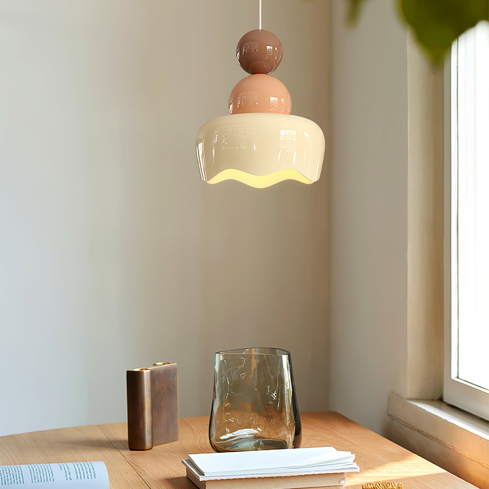 Bright White Hanging Bedside Lamp