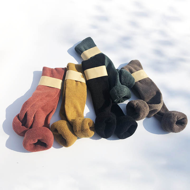 Warm Knee High Woolly Socks