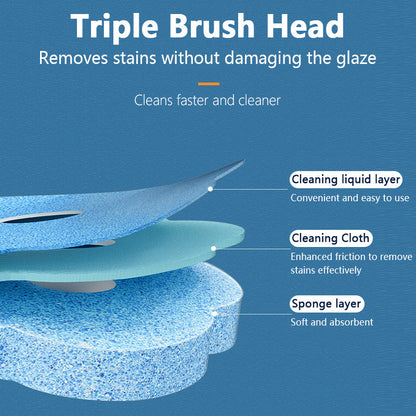Soft Bristle Toilet Brush with Replaceable Head