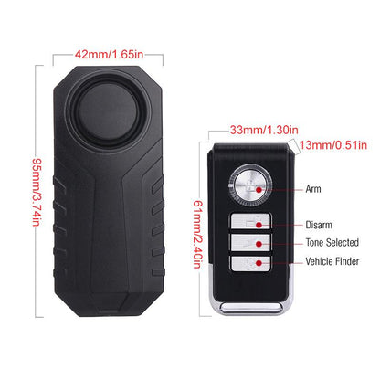Secure Bike Anti Theft Wireless Alarm System