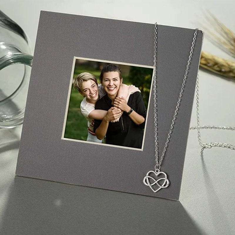 Lovely Heart Shaped Bow Necklace
