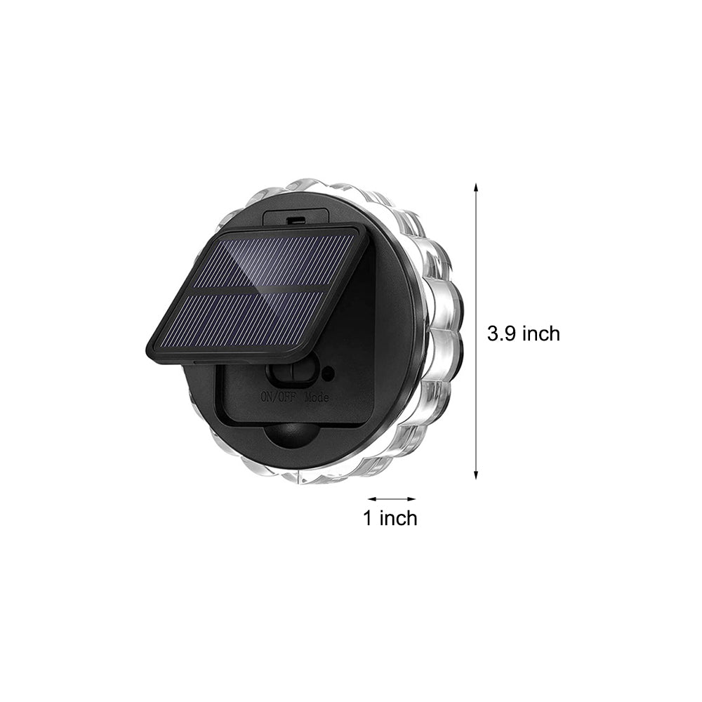 Outdoor Solar Powered Wall Lamp with Remote Control
