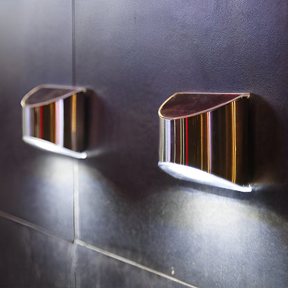 Sleek Outdoor Solar Powered Wall Light
