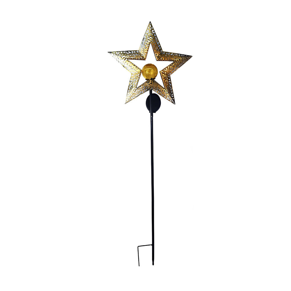 Colorful Outdoor Solar Powered Glass Garden Lights