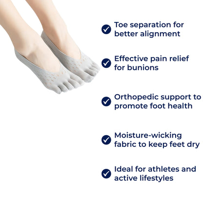 Comfortable Orthopedic Toe Socks for Bunion Relief