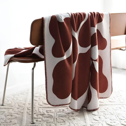 Colorful Soft Acrylic Throw Blanket - Cofik