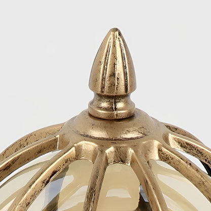 Classic Exterior Wall Lantern with Clear Glass Shade