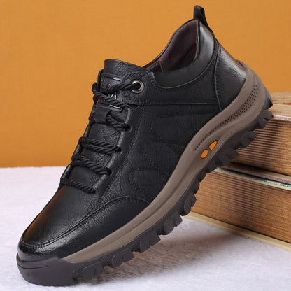 Comfortable Men's Leather Orthotic Shoes