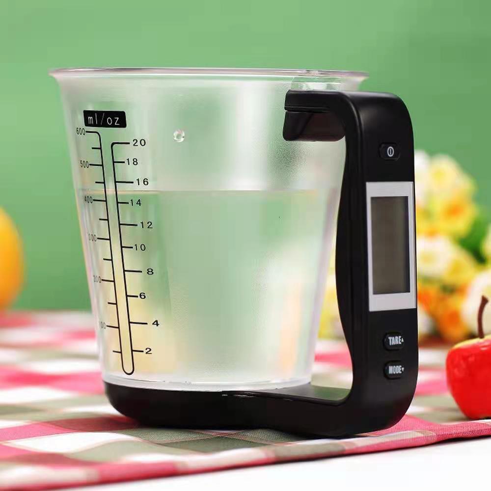 Accurate Digital Kitchen Scale Cup with LCD Display - Cofik