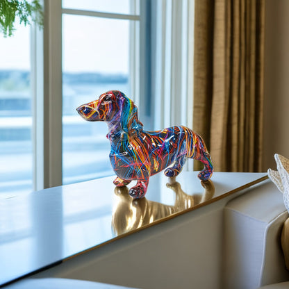 Fun Dog Figurine Dachshund Home Decor - Cofik