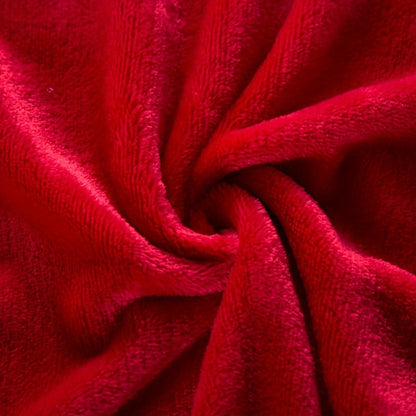 Soft Plush Red Throw Blanket