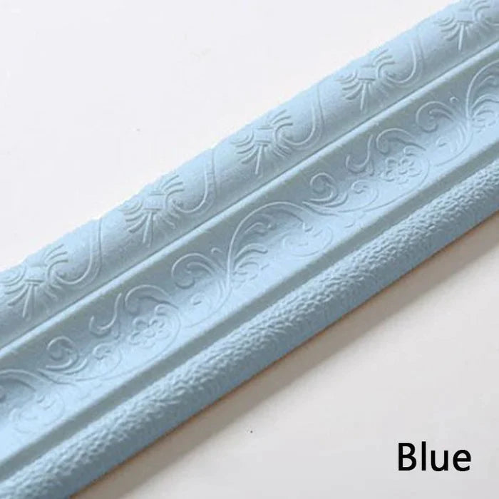 Eco-Friendly Self-Adhesive 3D Wall Trim