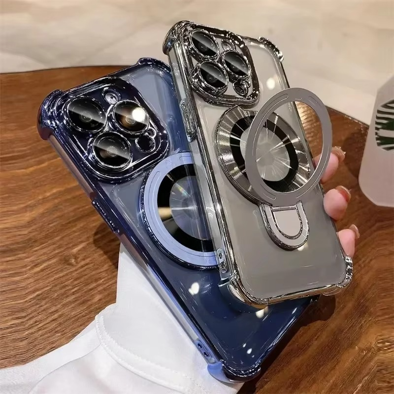 Strong Magnetic iPhone Case with Stand & Extra Protection