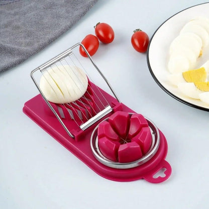 Easy Use Stainless Steel Egg Cutter