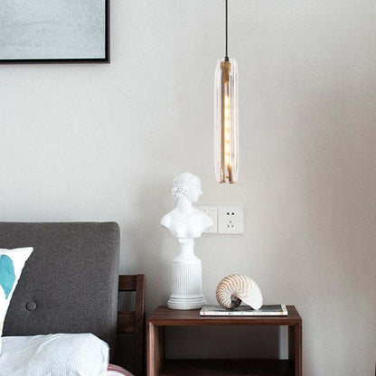 Sleek Glass Pendant Ceiling Light Fixture