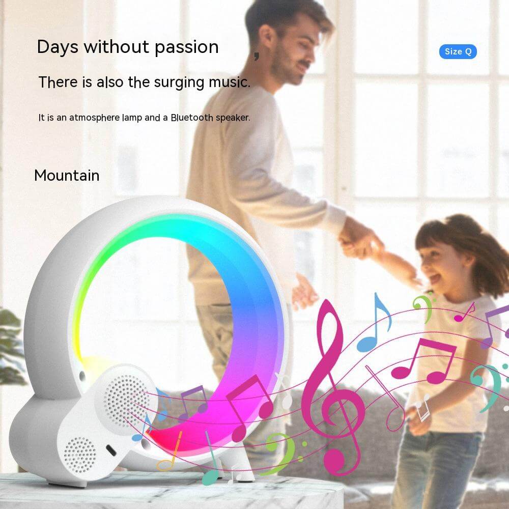 Smart LED Wake Up Alarm Clock with Bluetooth Speaker