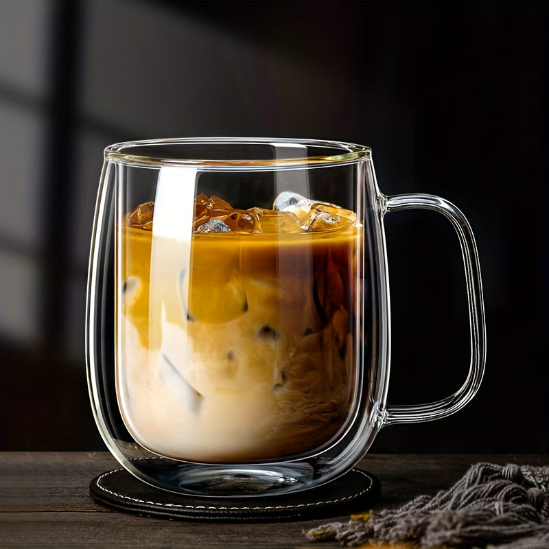 Insulated Double Layer Glass Coffee Mug