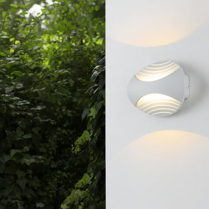 Outdoor LED Wall Light Waterproof Aluminum White Sconce
