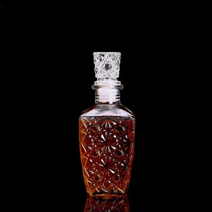 Small Antique Glass Wine Decanter