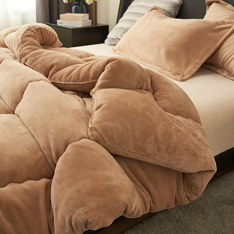 Soft Plush Fleece Winter Duvet for Ultimate Warmth