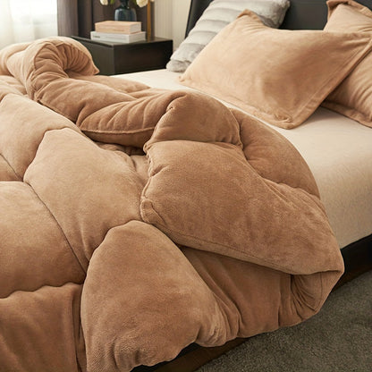 Soft Plush Fleece Winter Duvet for Ultimate Warmth
