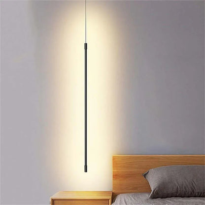 Stylish Dark Metal Hanging Bedside Light