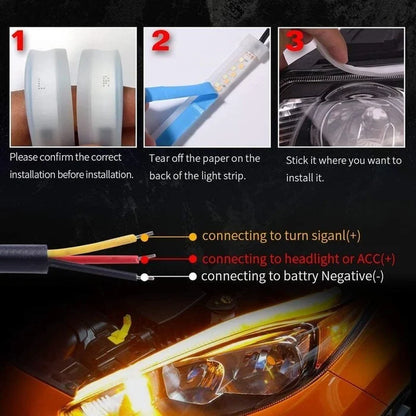Easy Fit LED Day and Night Running Light Strip