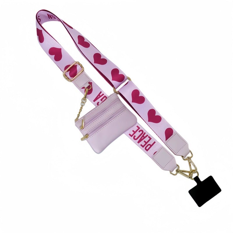 Detachable Phone Crossbody Strap with Card Holder