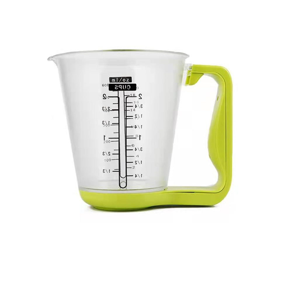 Accurate Digital Kitchen Scale Cup with LCD Display