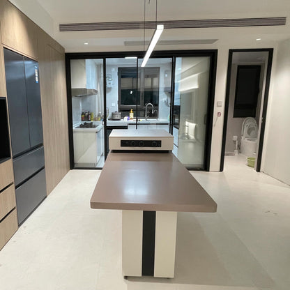Sleek Metal Kitchen Island LED Pendant Light