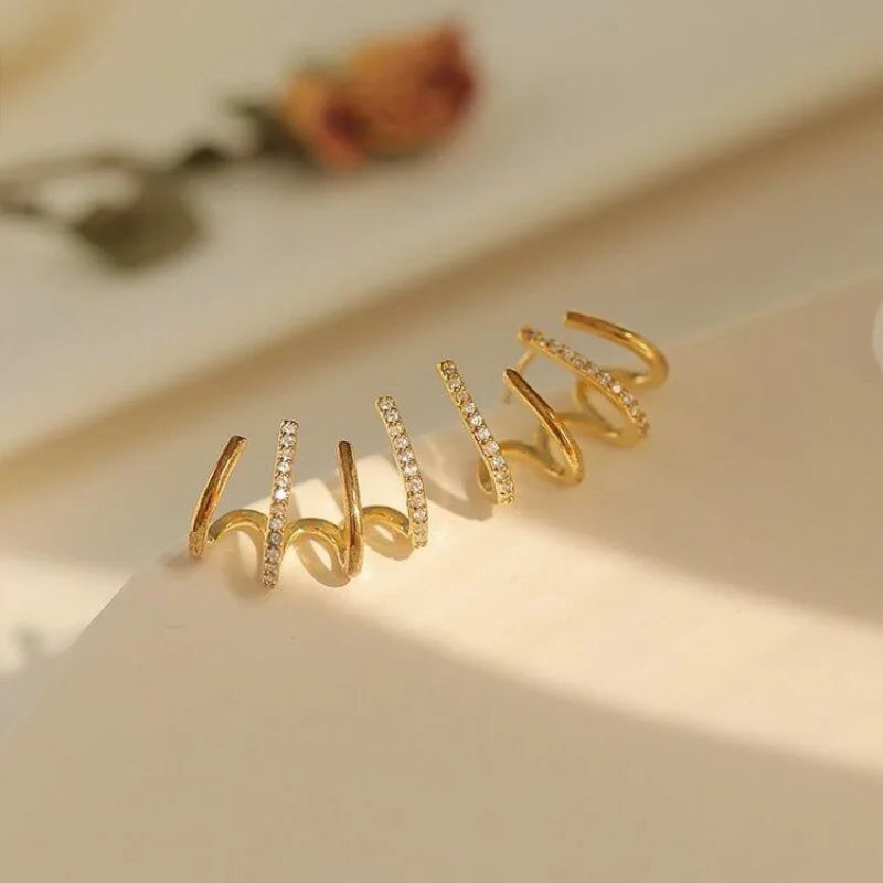 Simple Chic Twist Earrings for Women