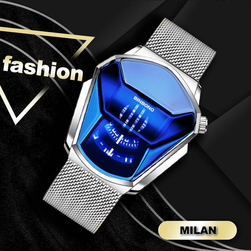 Men's Luxury Quartz Diamond Watch