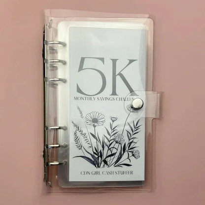 Budget Planner 12-Month Savings Tracker Binder