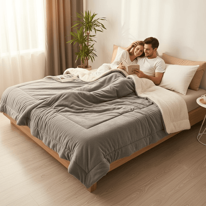 Cozy Plush Fleece Throw Blanket for Home Comfort - Cofik