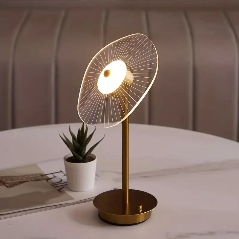 Slim LED Office Desk Lamp with Adjustable Arm