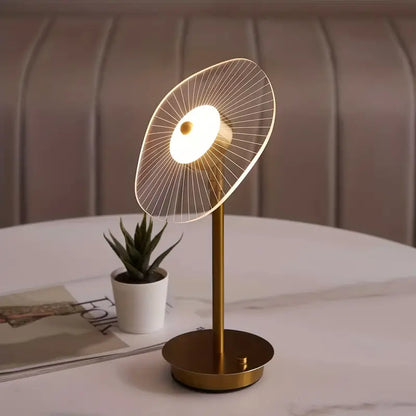 Slim LED Office Desk Lamp with Adjustable Arm
