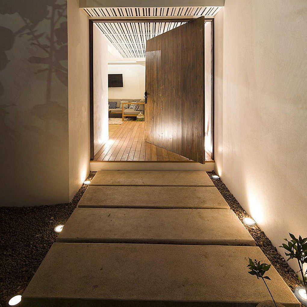 Outdoor Solar Powered LED Step Lights 8 Pack