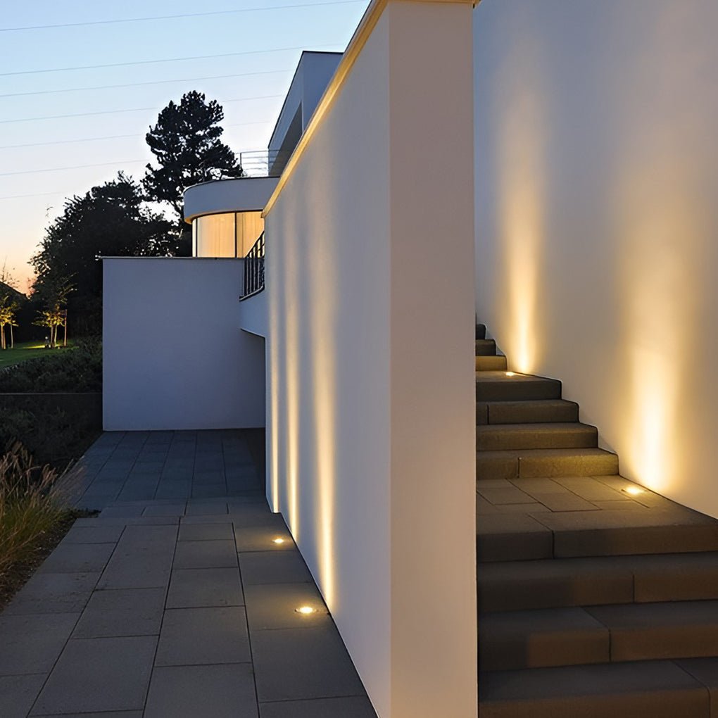 Outdoor Solar Powered LED Step Lights 8 Pack