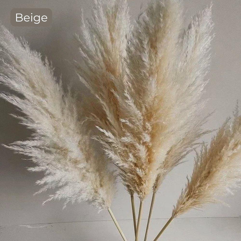 Natural Dried Pampas Grass Floral Arrangement for Home Decor