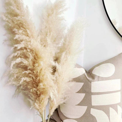 Natural Dried Pampas Grass Floral Arrangement for Home Decor