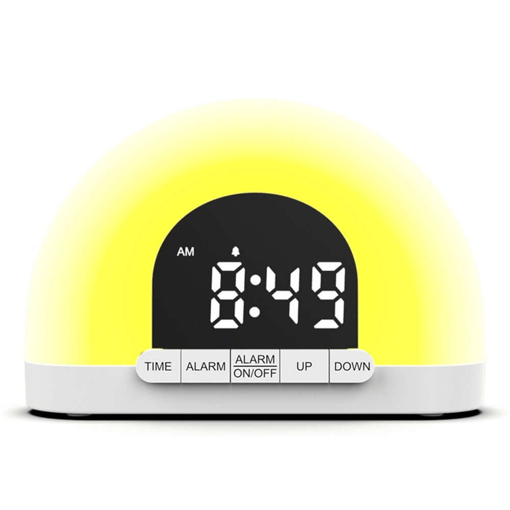 Smart Sunrise Simulation Alarm Table Lamp