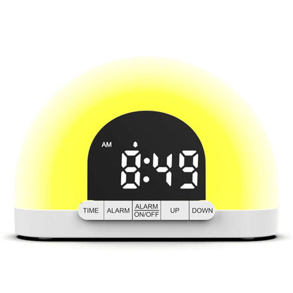 Smart Sunrise Simulation Alarm Table Lamp