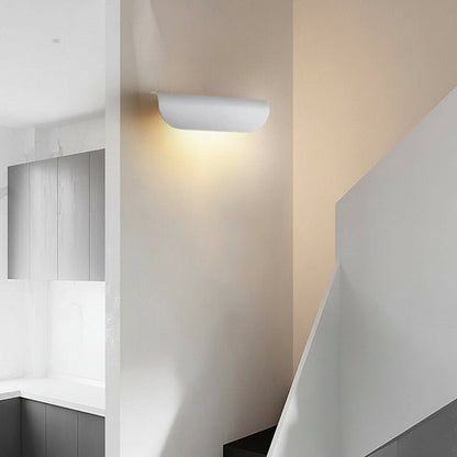 Slim LED Wall Light Modern Silver Rectangular (12W)