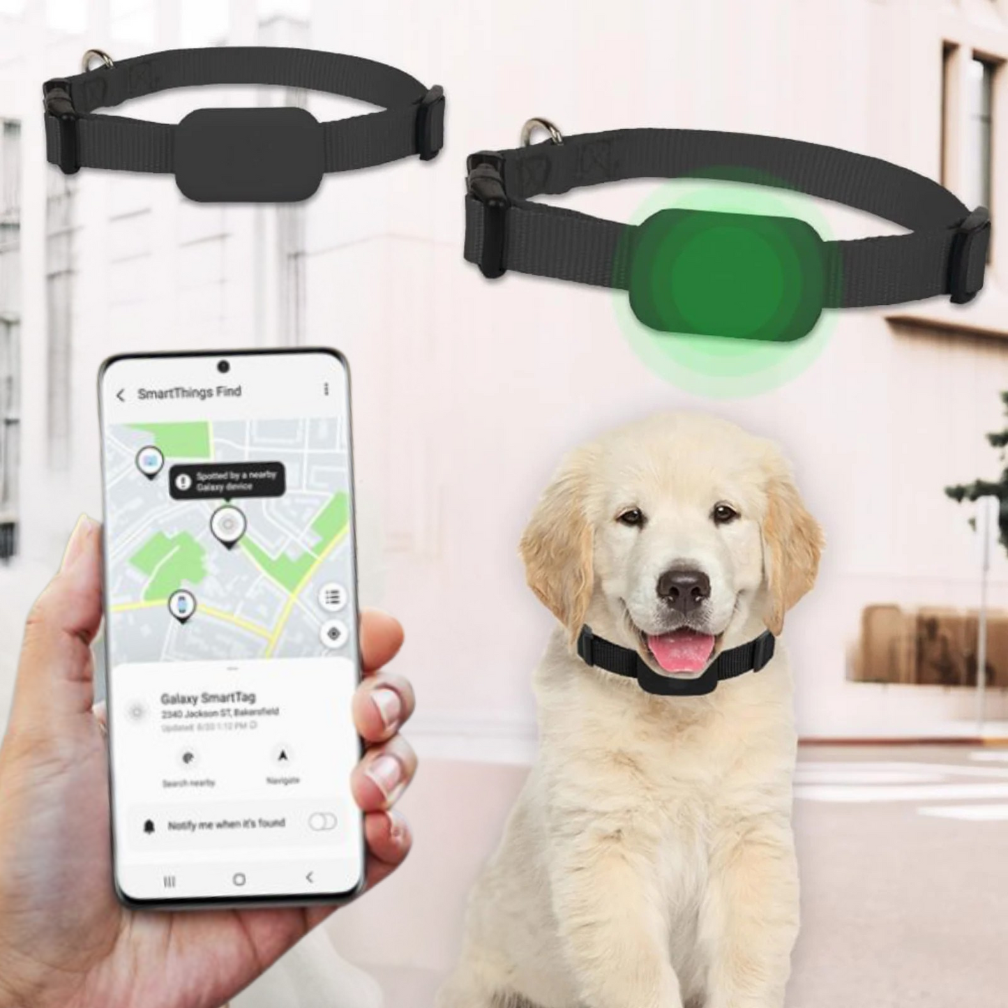 PetGPS | Mini Bluetooth Pet Tracker Collar