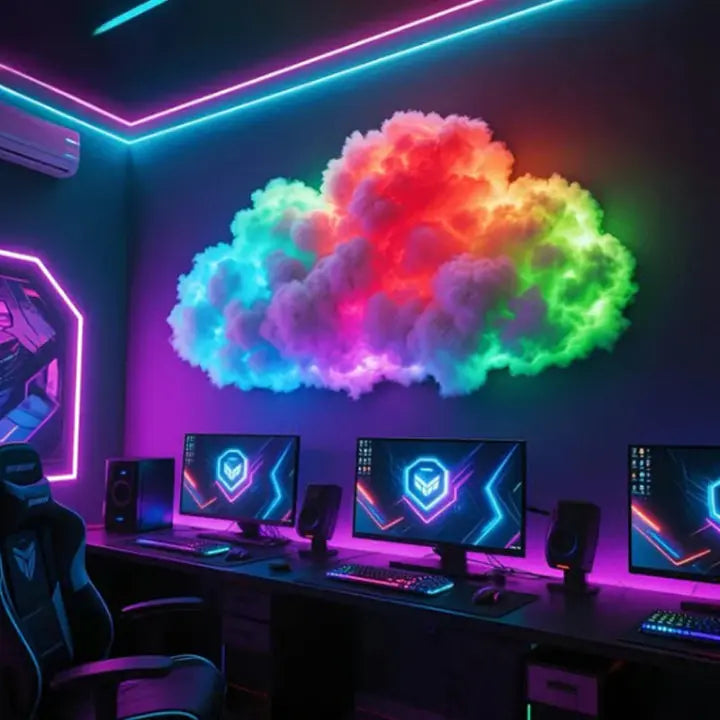 Colorful LED Cloud Table Lamp