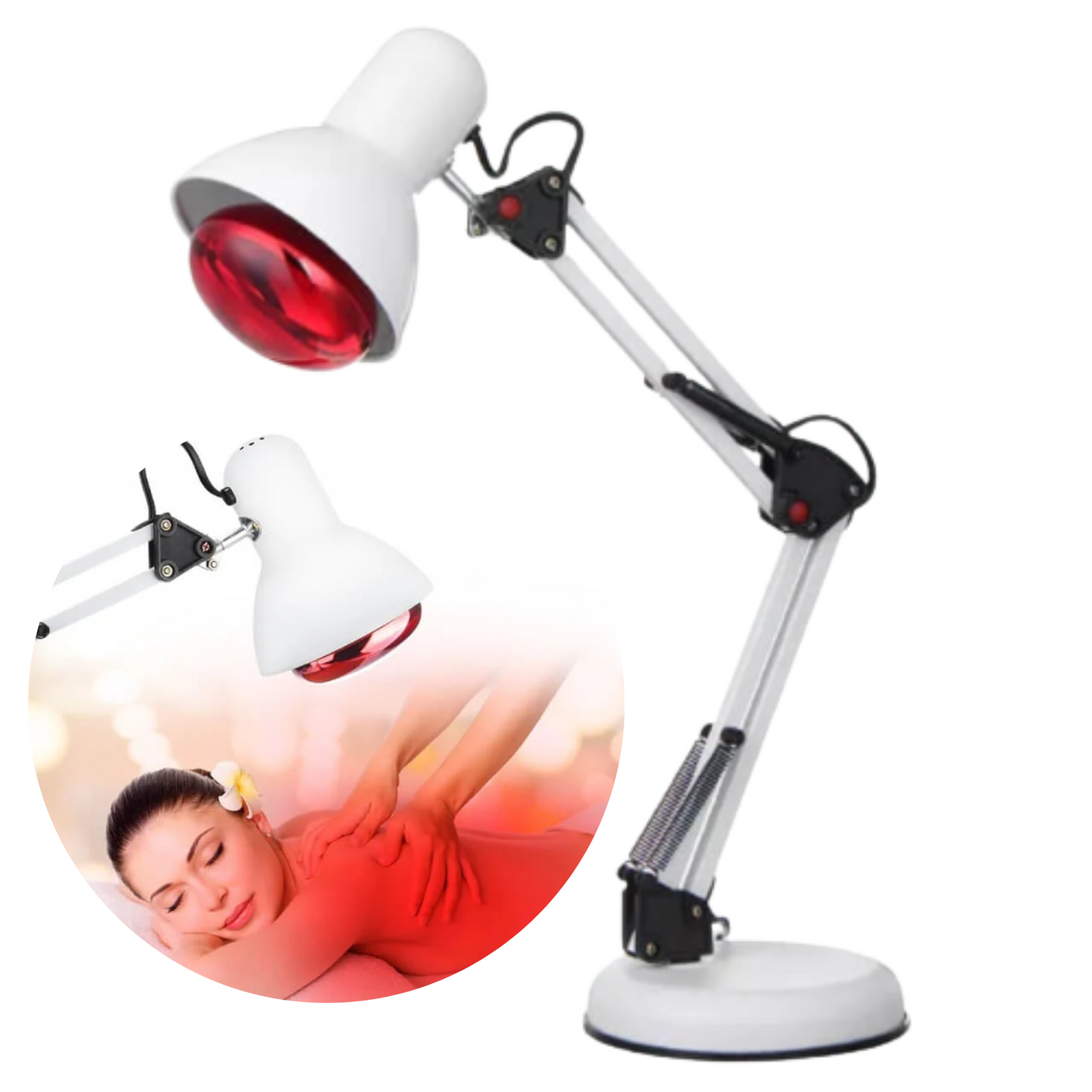 Portable Infrared Heat Therapy Desk Lamp - Cofik