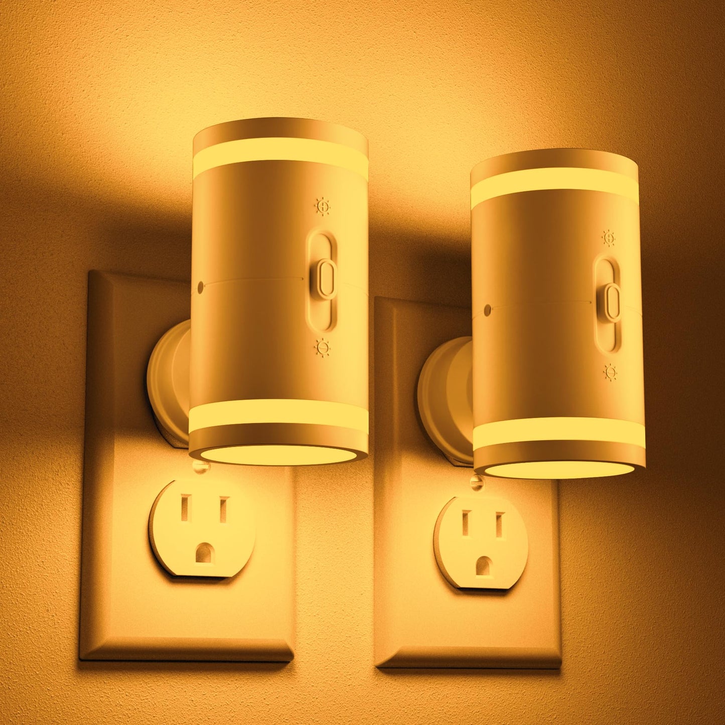 Automatic LED Plug-in Nightlights – 2 Pack - Cofik