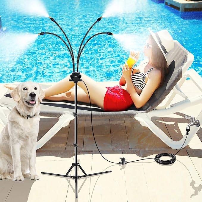 Portable Outdoor Misting Fan System for Patios - Cofik