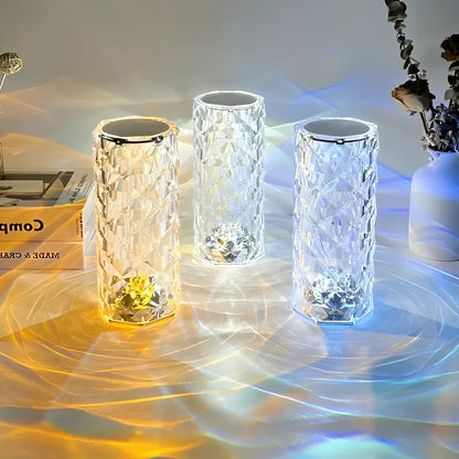 Touch Control Glass Desk Lamp