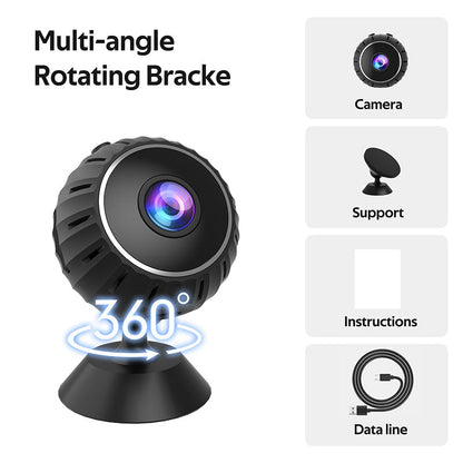 Compact Motion Sensor Wireless Night Vision Security Cam